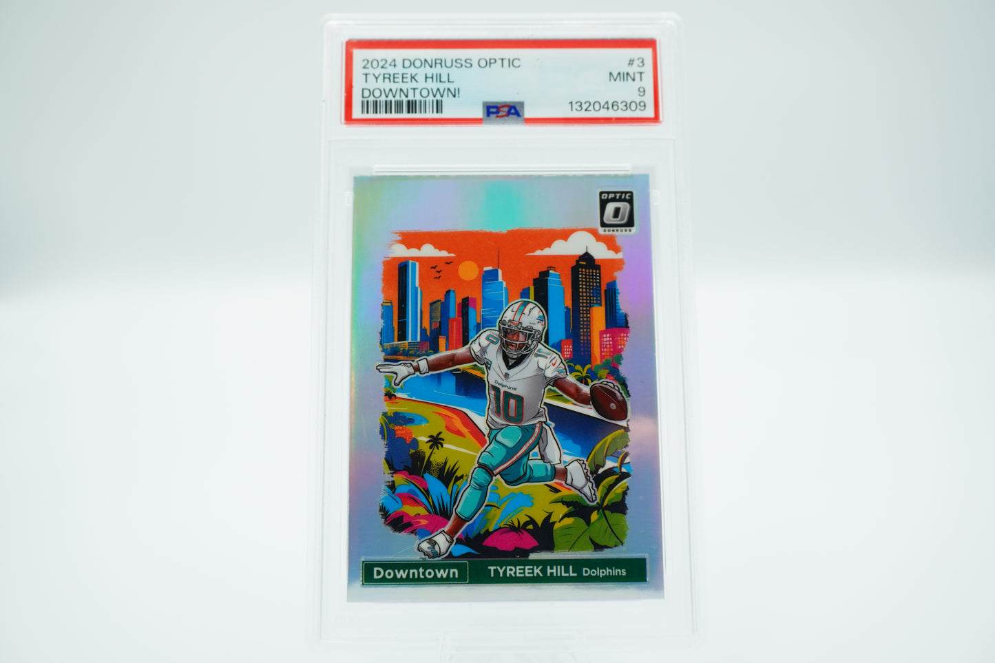 2024 NFL Donruss Tyreek Hill DOWNTOWN PSA 9