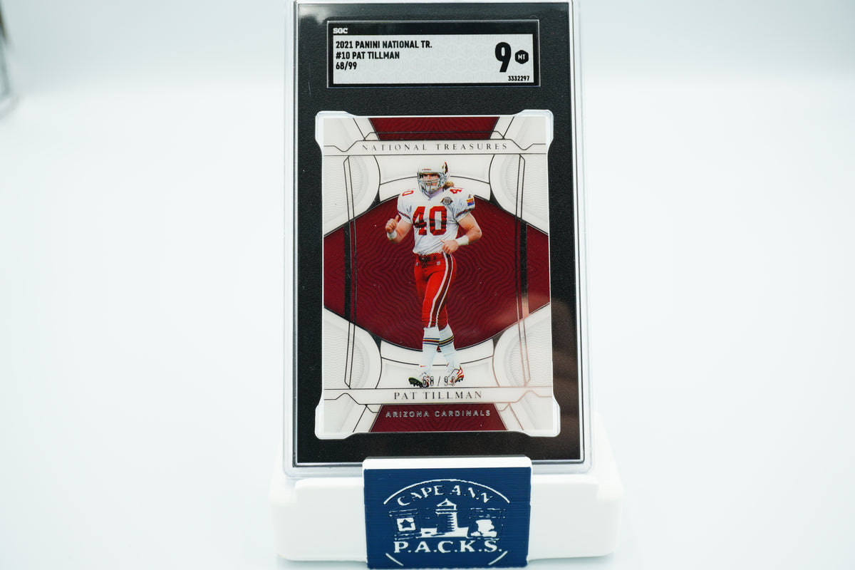 2021 NFL National Tresures Pat Tillman 10 Base /99 CGC 9