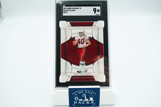 2021 NFL National Tresures Pat Tillman 10 Base /99 CGC 9